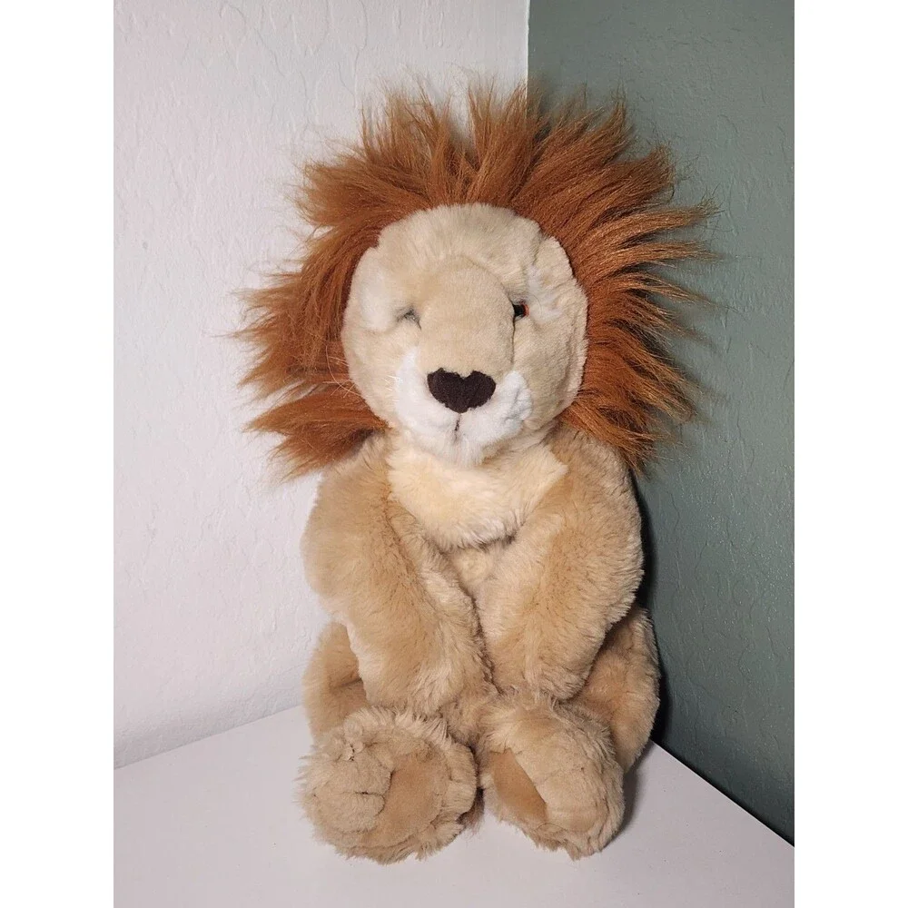 Vintage 2000 Animal Alley Toys R Us Riggsley Lion Plush Large